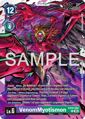 EX10-054 VenomMyotismon, Rare