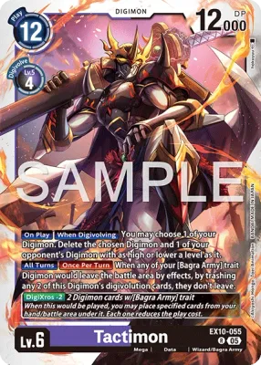 EX10-055 Tactimon, Rare