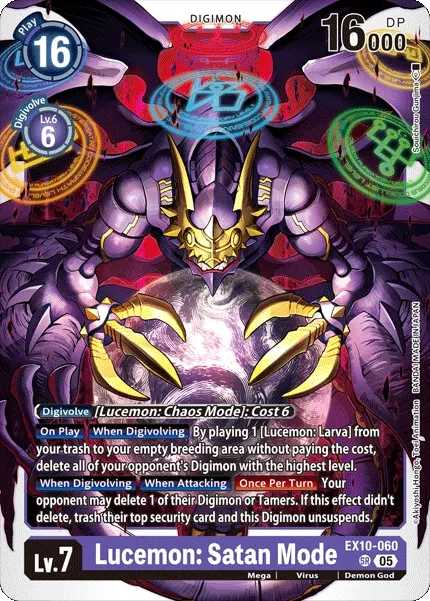 EX10-060 Lucemon: Satan Mode, Super Rare