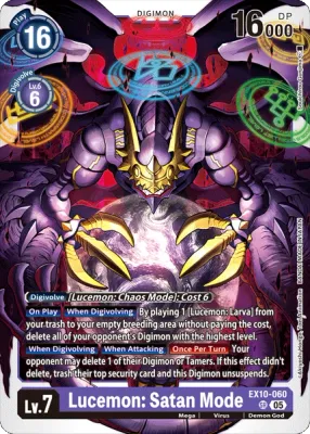 EX10-060 Lucemon: Satan Mode, Super Rare