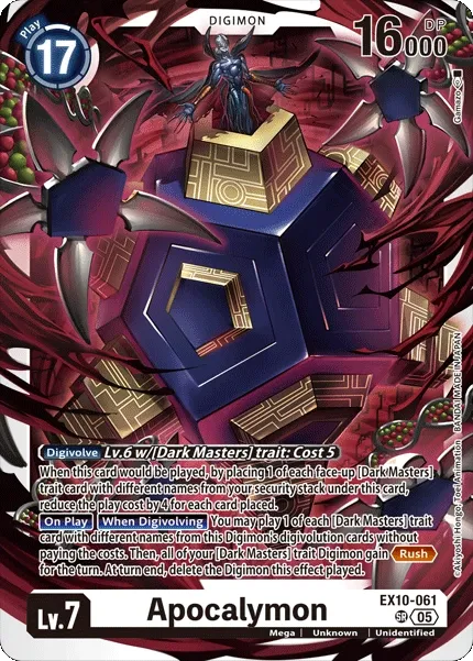 EX10-061 Apocalymon, Super Rare