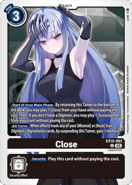 EX10-063 Close, Uncommon
