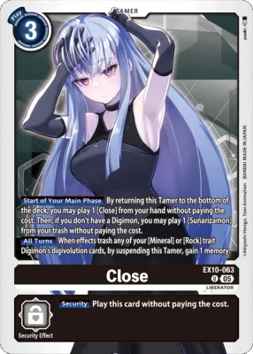 EX10-063 Close, Uncommon