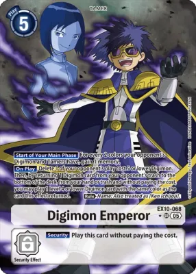 EX10-068 Digimon Emperor, Super Rare, AA