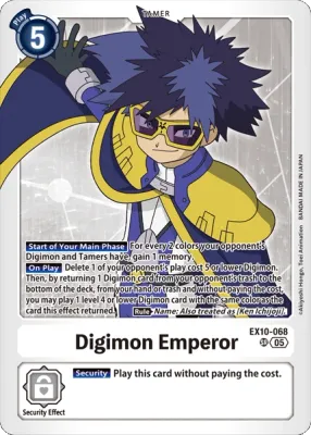 EX10-068 Digimon Emperor, Super Rare