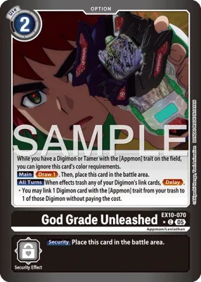 EX10-070 God Grade Unleashed, Limited Common