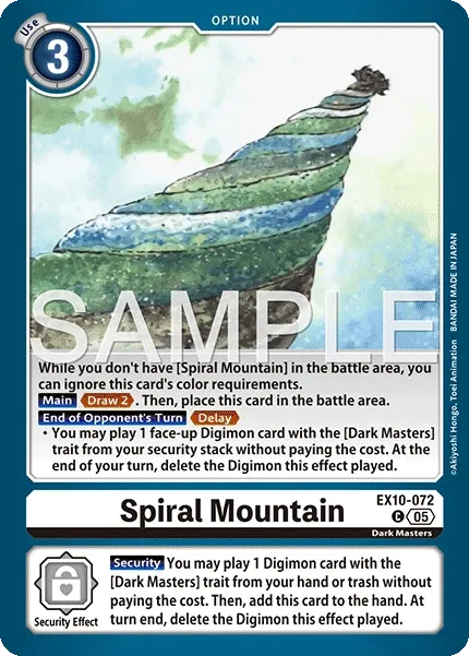EX10-072 Spiral Mountain, Common