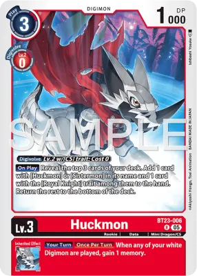 BT23-006 Huckmon, Rare