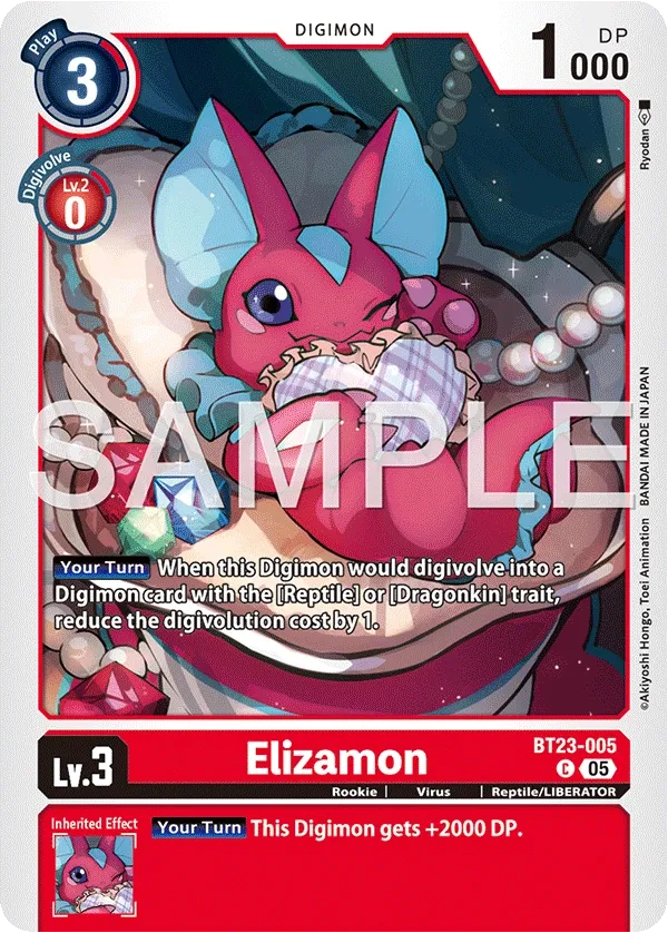 BT23-005 Elizamon, Common