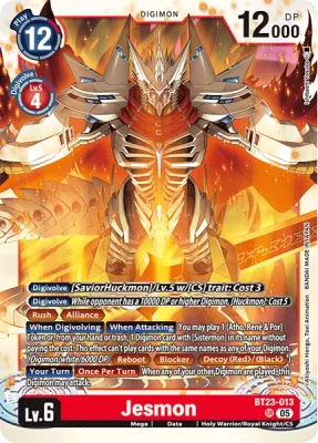 BT23-013 Jesmon, Super Rare