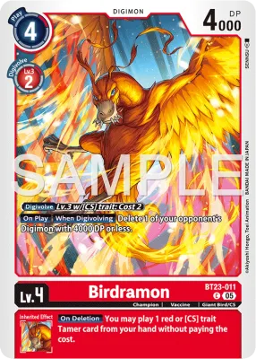 BT23-011 Birdramon, Common