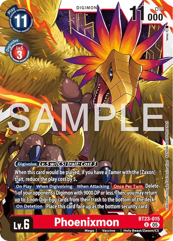 BT23-015 Phoenixmon, Uncommon