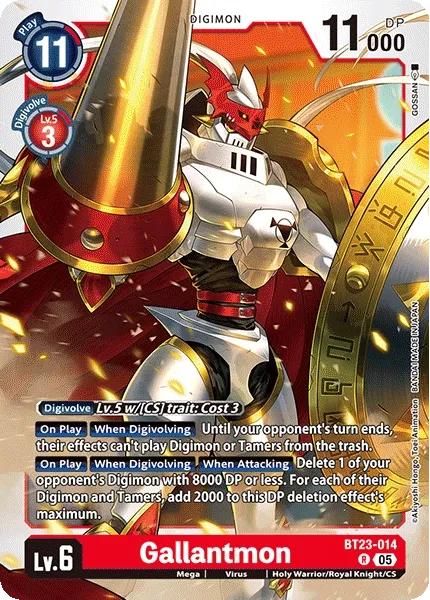 BT23-014 Gallantmon, Rare