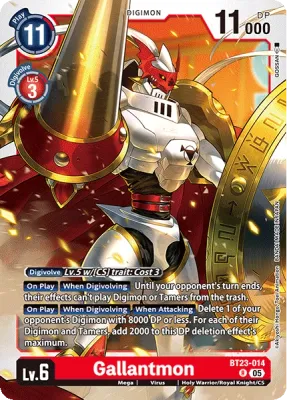 BT23-014 Gallantmon, Rare