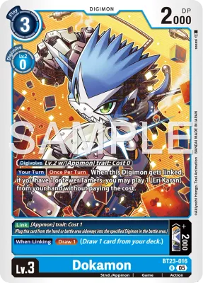 BT23-016 Dokamon, Rare