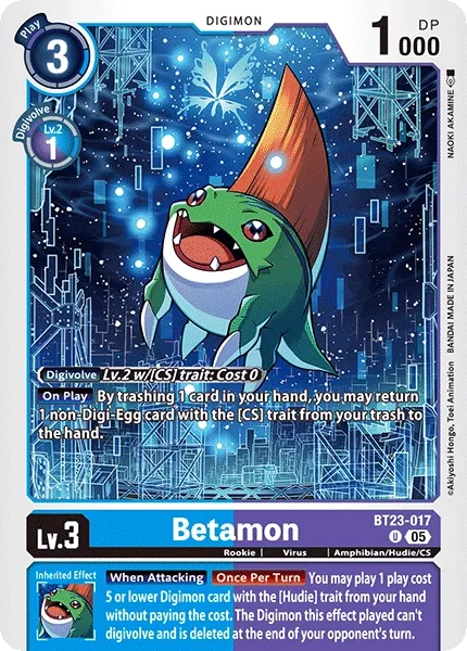 BT23-017 Betamon, Uncommon