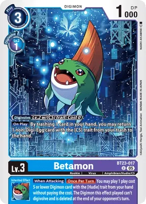 BT23-017 Betamon, Uncommon