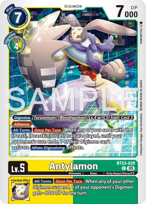 BT23-029 Antylamon, Common