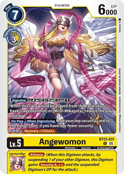 BT23-031 Angewomon, Uncommon