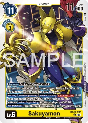 BT23-034 Sakuyamon, Uncommon