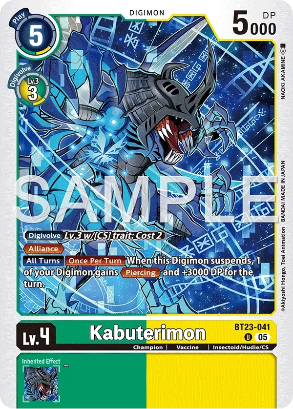 BT23-041 Kabuterimon, Uncommon