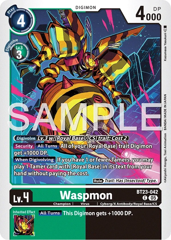 BT23-042 Waspmon, Common