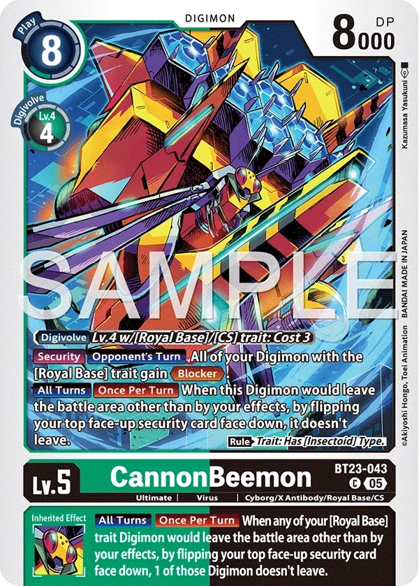 BT23-043 CannonBeemon, Common