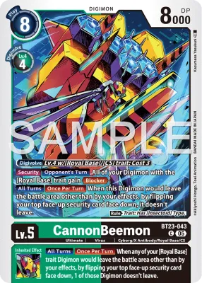 BT23-043 CannonBeemon, Common