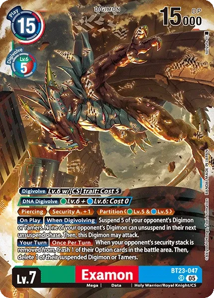 BT23-047 Examon, Super Rare