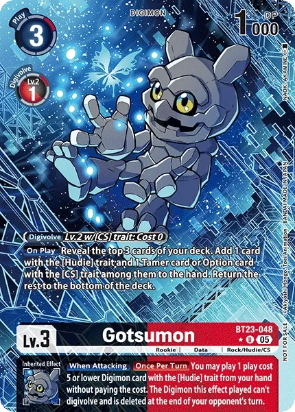 BT23-048 Gotsumon, Uncommon, Box Topper