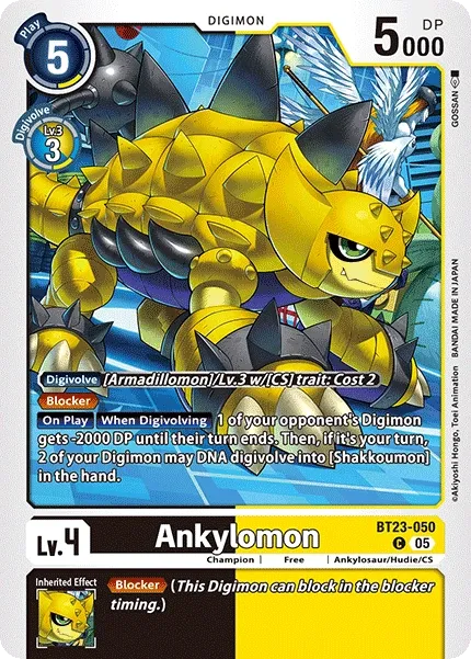 BT23-050 Ankylomon, Common