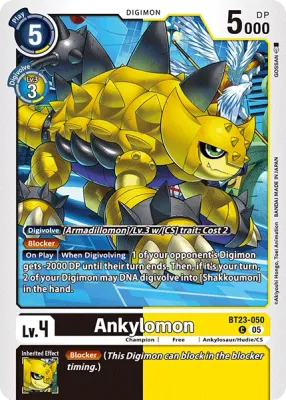BT23-050 Ankylomon, Common