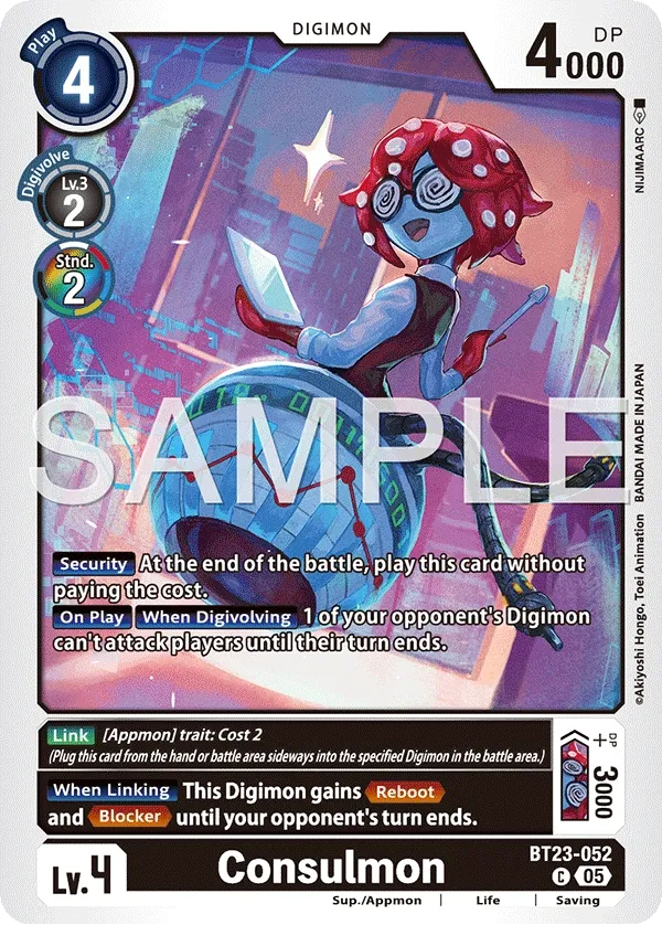 BT23-052 Consulmon, Common