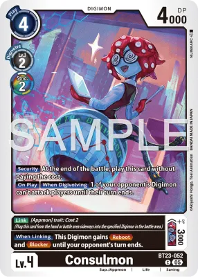 BT23-052 Consulmon, Common