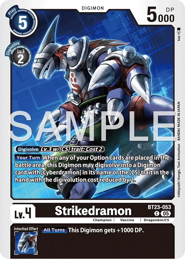 BT23-053 Strikedramon, Common