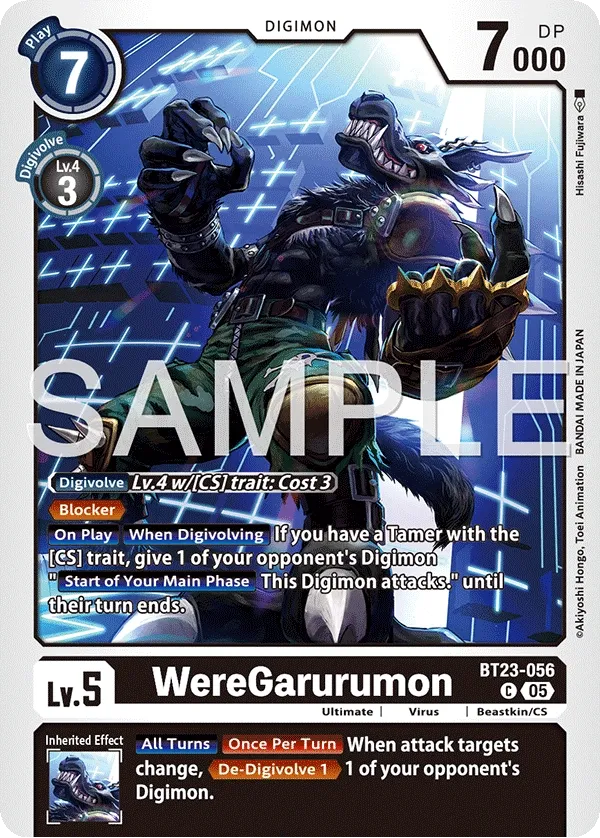 BT23-056 WereGarurumon, Common