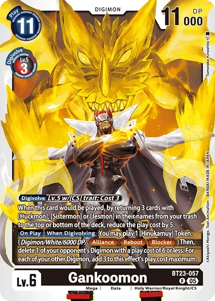 BT23-057 Gankoomon, Rare