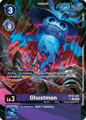 BT23-061 Ghostmon, Common, Box Topper