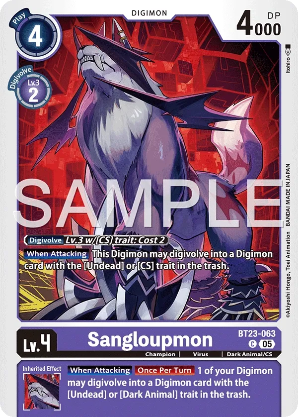 BT23-063 Sangloupmon, Common