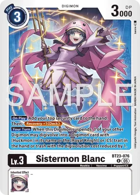 BT23-076 Sistermon Blanc, Rare