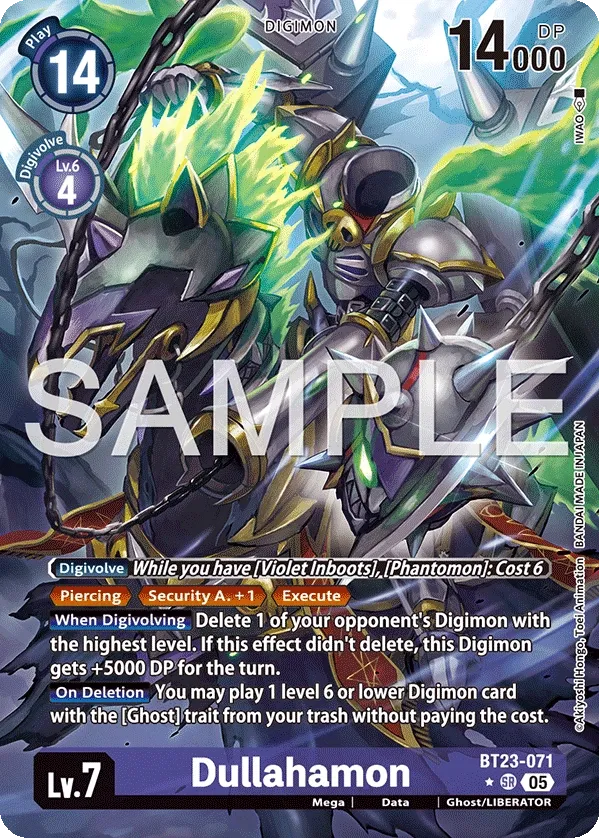 BT23-071 Dullahamon, Super Rare, AA