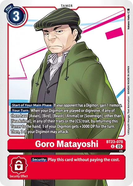 BT23-078 Goro Matayoshi, Uncommon