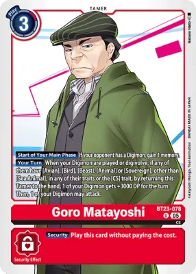 BT23-078 Goro Matayoshi, Uncommon