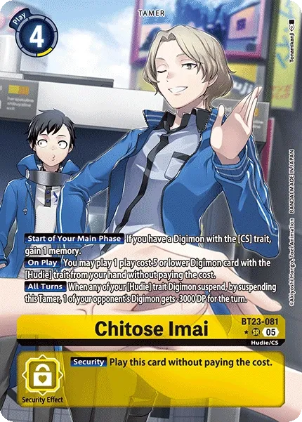 BT23-081 Chitose Imai, Super Rare, AA