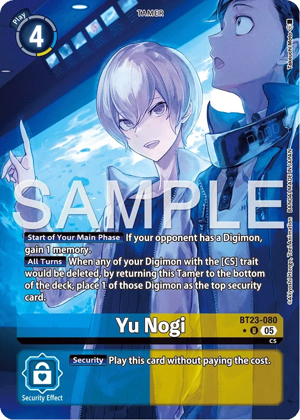 BT23-080 Yu Nogi, Uncommon, AA