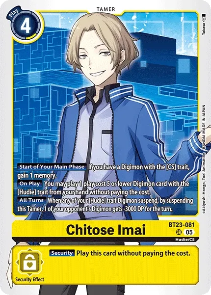 BT23-081 Chitose Imai, Super Rare