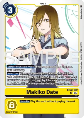 BT23-082 Makiko Date, Uncommon