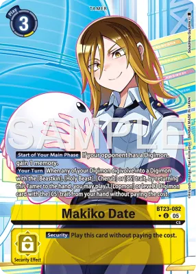 BT23-082 Makiko Date, Uncommon, AA
