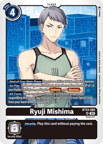 BT23-085 Ryuji Mishima, Super Rare