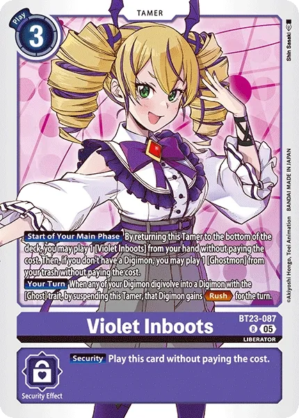 BT23-087 Violet Inboots, Rare